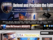 Tablet Screenshot of defendproclaimthefaith.org